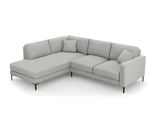 Левый угловой диван Venus, 5 мест, светло-серый цвет цена и информация | Угловые диваны | hansapost.ee