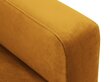 Vasakpoolne nurgadiivan velvet sofa Venus, 5 istekohta, kollane цена и информация | Nurgadiivanid ja nurgadiivanvoodid | hansapost.ee