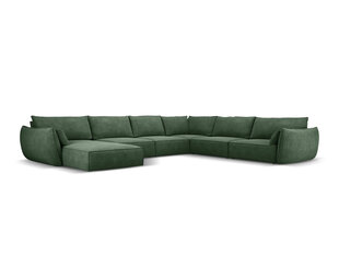 Панорамный правый диван Vanda, 8 мест, бутылка зеленого цвета цена и информация | Угловые диваны | hansapost.ee