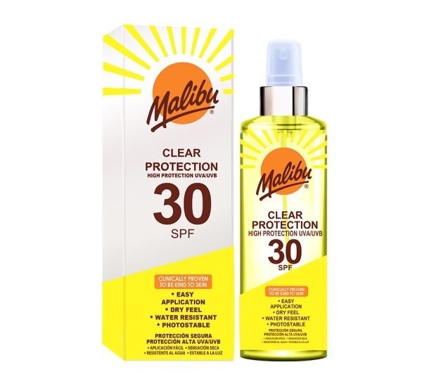 Päikesekaitsekreem Malibu Clear Protection SPF30 250 ml цена и информация | Päikesekaitse ja päevitusjärgsed kreemid | hansapost.ee