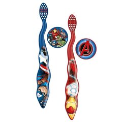 Зубные щетки для детей Firefly Marvel Avengers 2 шт цена и информация | Зубные щетки, пасты | hansapost.ee