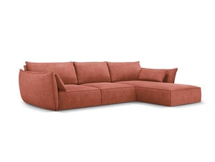 Правый угловой диван Vanda, 4 места, серый цвет цена и информация | Угловые диваны | hansapost.ee