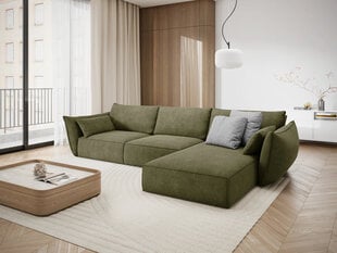 Правый угловой диван Vanda, 4 места, зеленый цена и информация | Угловые диваны | hansapost.ee