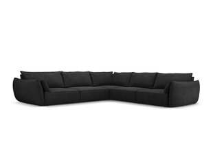 Симметричный угловой диван Vanda, 7 мест, темно-серый цвет цена и информация | Угловые диваны | hansapost.ee