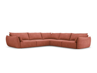 Симметричный угловой диван Vanda, 7 мест, красный цвет цена и информация | Угловые диваны | hansapost.ee