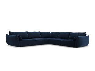 Sümmeetriline nurgadiivan velvet sofa Venus, 7 istekohta, tumesinine цена и информация | Угловые диваны | hansapost.ee