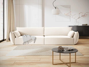 Velvet диван Vanda, 4 места, св. бежевый цвет цена и информация | Диваны | hansapost.ee