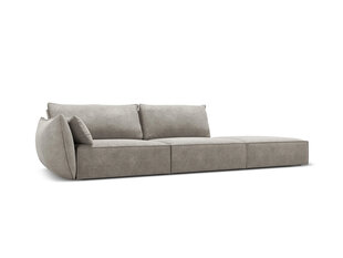 Правый диван Vanda, 4 места, светло-серый цвет цена и информация | Угловые диваны | hansapost.ee