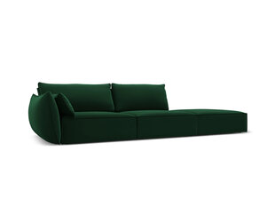 Velvet правый диван Vanda, 4 места, бутылка зеленого цвета цена и информация | Угловые диваны | hansapost.ee