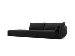 Левый диван Vanda, 4 места, темно-серый цвет цена и информация | Угловые диваны | hansapost.ee