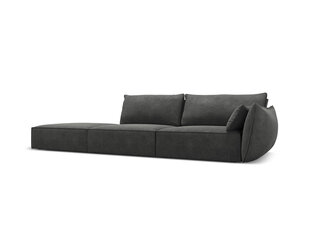 Левый диван Vanda, 4 места, серый цена и информация | Угловые диваны | hansapost.ee