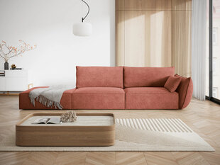 Левый диван Vanda, 4 места, цвет красный цена и информация | Угловые диваны | hansapost.ee