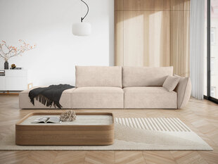 Левый диван Vanda, 4 места, цвет бежевый цена и информация | Угловые диваны | hansapost.ee
