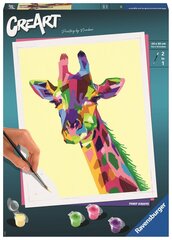 Ravensburger Polska Pilt CreArt Giraffe hind ja info | Maalimiskomplektid numbrite järgi | hansapost.ee