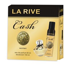 Komplekt La Rive Cash Woman: EDP naistele 90 ml + spreideodorant 150 ml цена и информация | Женские духи | hansapost.ee