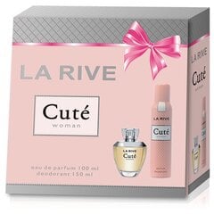 Komplekt La Rive Cute: EDP naistele 100 ml + deodorant 150 ml hind ja info | Parfüümid naistele | hansapost.ee