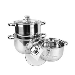 Pottide komplekt Riposo, 6-osaline price and information | Pots | hansapost.ee