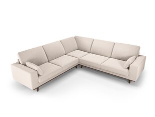 Симметричный velvet диван Hebe, 5 мест, цвет бежевый цена и информация | Угловые диваны | hansapost.ee