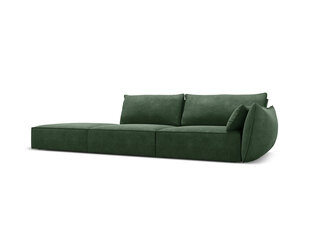 Левый диван Vanda, 4 места, цвет зеленый цена и информация | Угловые диваны | hansapost.ee