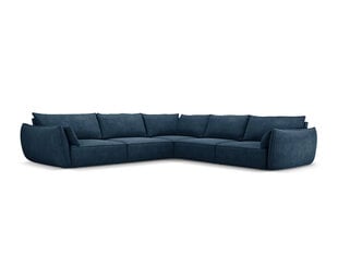 Симметричный угловой диван Vanda, 7 мест, темно-синий цвет цена и информация | Угловые диваны | hansapost.ee