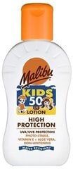 Malibu Kids SPF50 детский солнцезащитный крем 100 мл цена и информация | Кремы от загара | hansapost.ee