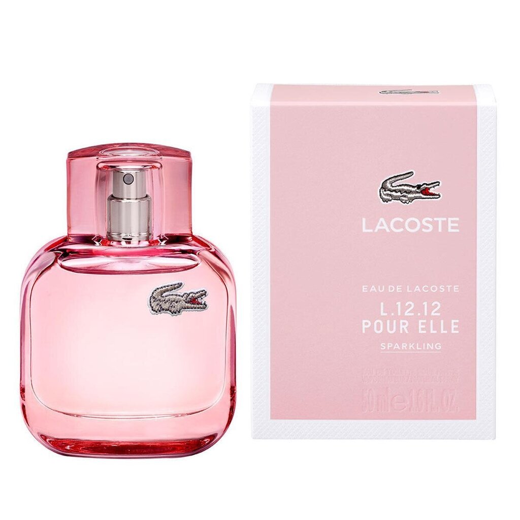 Naiste parfüüm L.12.12 Sparkling Lacoste EDT (50 ml) (50 ml) цена и информация | Parfüümid naistele | hansapost.ee