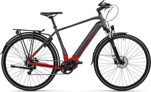 Электрический велосипед Tunturi eHybrid Di2, 52 см, красный цвет цена и информация | Электровелосипеды | hansapost.ee