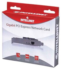 Intellinet PCI-Express 1x RJ45 Gigabit Ethernet võrgukaart hind ja info | Intellinet Arvutid ja IT- tehnika | hansapost.ee