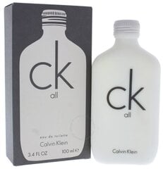 Парфюмерия унисекс CK All Calvin Klein EDT: Емкость - 100 ml цена и информация | Духи для Нее | hansapost.ee