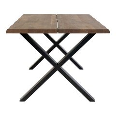 Обеденный стол Toulon, 200x95 см, серый/черный цена и информация | Кухонные и обеденные столы | hansapost.ee