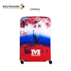 Reisikohvri kate Routemark SP240 Moscow, sinine/punane цена и информация | Чемоданы, дорожные сумки | hansapost.ee