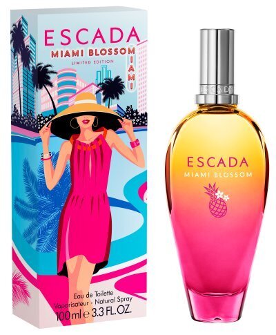 Tualettvesi Escada Miami Blossom EDT naistele 100 ml hind ja info | Parfüümid naistele | hansapost.ee