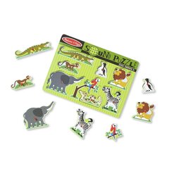 Puzzle Loomad Loomaaias цена и информация | Развивающие игрушки для детей | hansapost.ee