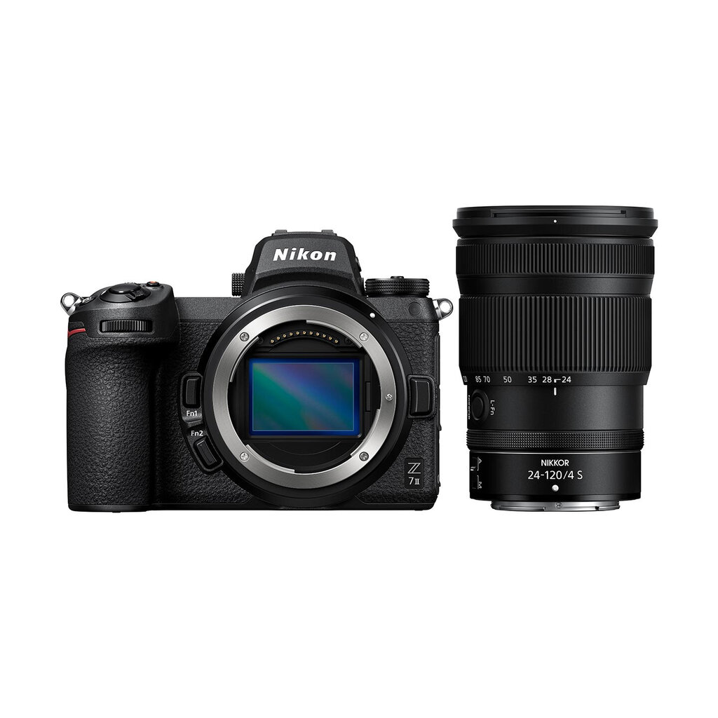 Nikon Z 7II, (Z7II), (Z 7 II), (Z7 II) + Nikkor Z 24-120mm f/4 S + FTZ II Adapter hind ja info | Fotoaparaadid | hansapost.ee