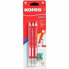 Pliiatsid Kores Coach Jumbo, 3 tk. price and information | Art supplies, molding supplies | hansapost.ee