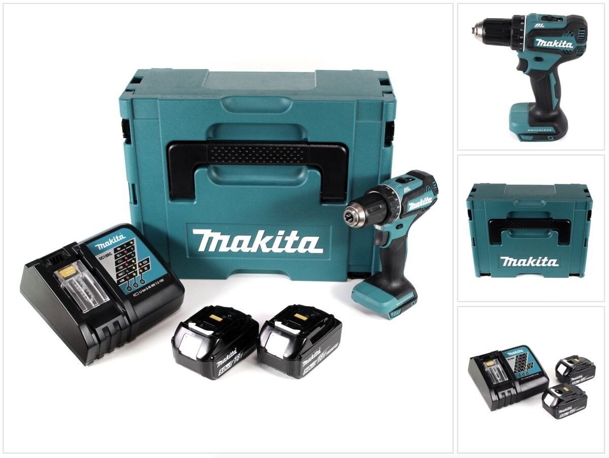 Akutrell Makita DDF 485 RTJ hind ja info | Akutrellid, puurid ja kruvikeerajad | hansapost.ee