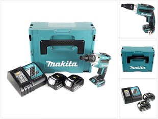 Аккумуляторный шуруповерт Makita DFS 251 RTJ цена и информация | Дрели и шуруповёрты | hansapost.ee