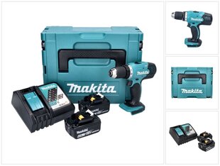 Аккумуляторная дрель Makita DDF 453 RGJ цена и информация | Дрели и шуруповёрты | hansapost.ee