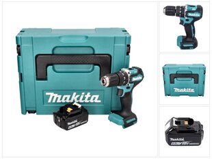 Akulööktrell Makita DHP 487 G1J цена и информация | Дрели и шуруповёрты | hansapost.ee