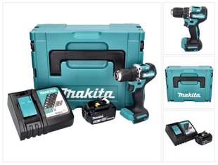 Аккумуляторная дрель Makita DDF 487 RF1J цена и информация | Дрели и шуруповёрты | hansapost.ee