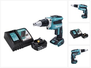 Аккумуляторный шуруповерт Makita DFS 452 RF1 цена и информация | Дрели и шуруповёрты | hansapost.ee