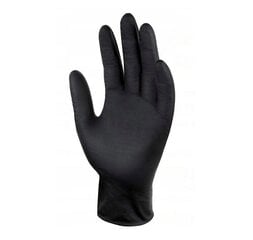 Одноразовые нитриловые перчатки Chamaeleon, размер L, черные, 80 штук цена и информация | Аптечки | hansapost.ee
