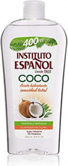 Niisutav kehaõli Instituto Español Moisturising Oil Coco, 400 ml hind ja info | Kehakreemid, kehaõlid ja losjoonid | hansapost.ee