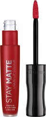 Vedel huulevärv Rimmel Stay Matte Liquid 500 Fire Starter, 5.5 ml hind ja info | Huulekosmeetika | hansapost.ee