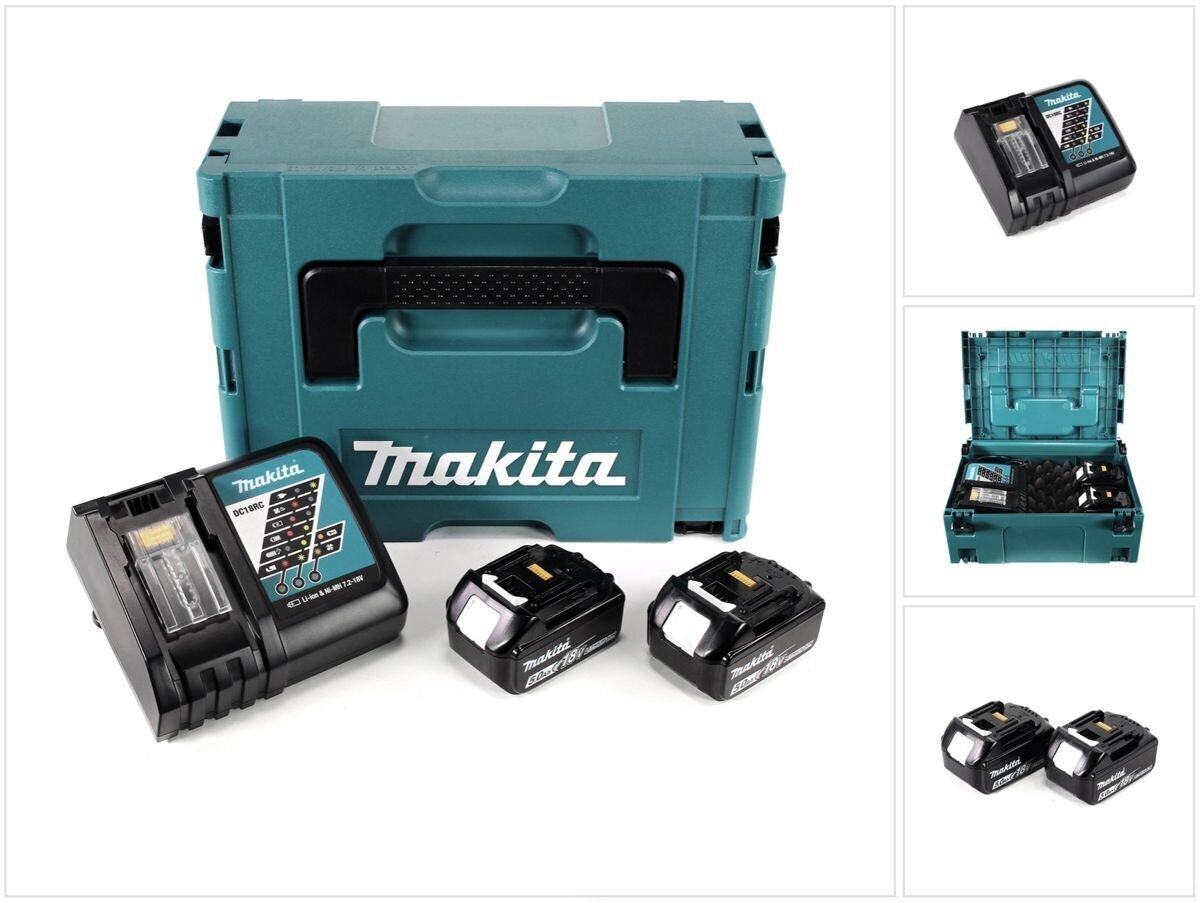 Toiteallika komplekt Makita BL1850B hind ja info | Akutrellid, puurid ja kruvikeerajad | hansapost.ee