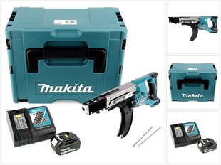 Аккумуляторная дрель Makita DFR 750 RF1J цена и информация | Дрели и шуруповёрты | hansapost.ee