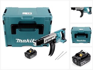 Аккумуляторная дрель Makita DFR 750 F1J цена и информация | Дрели и шуруповёрты | hansapost.ee