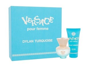 Komplekt naistele Versace Dylan Turquoise: tualettvesi EDT, 30 ml + ihupiim, 50 ml цена и информация | Женские духи | hansapost.ee