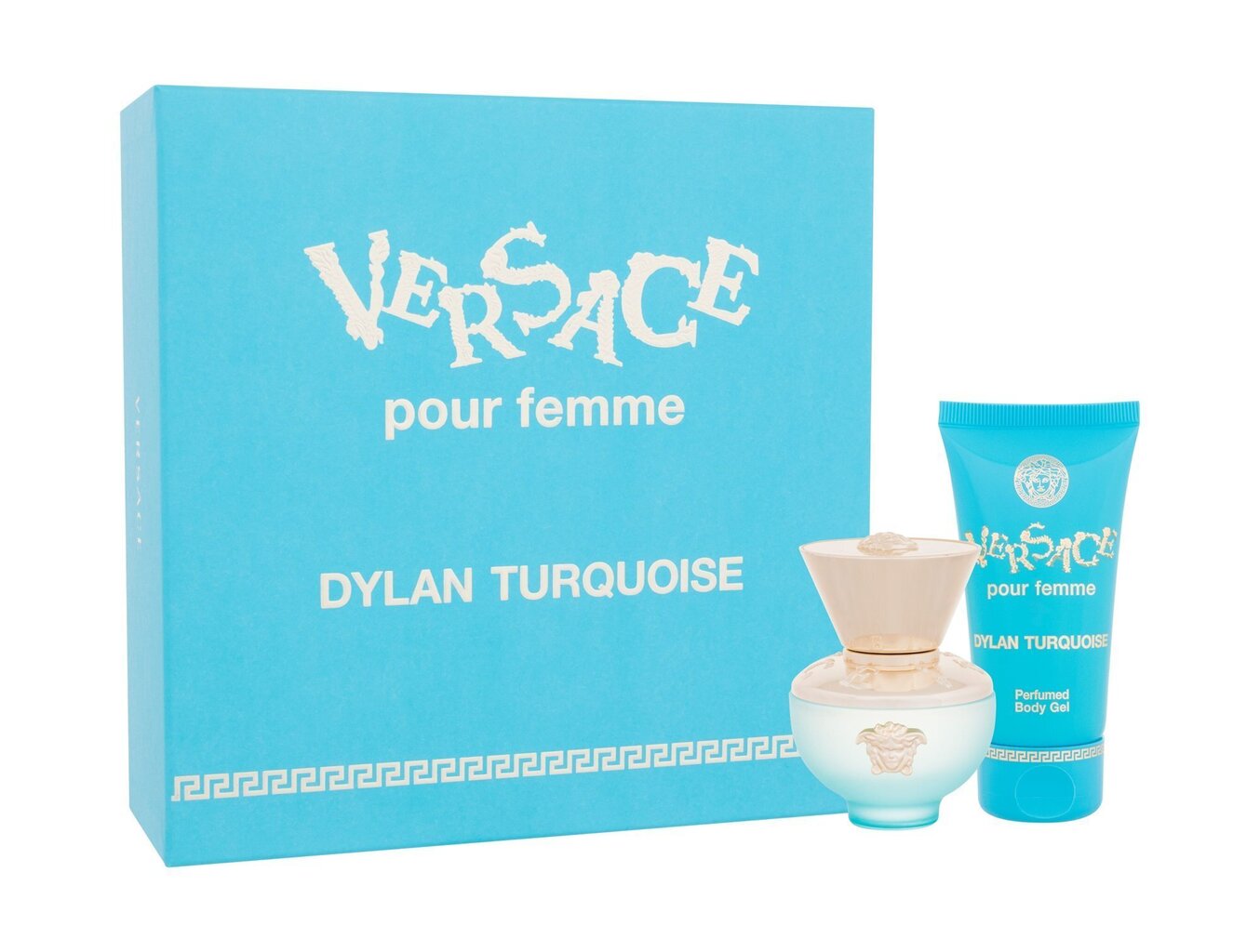 Komplekt naistele Versace Dylan Turquoise: tualettvesi EDT, 30 ml + ihupiim, 50 ml hind ja info | Parfüümid naistele | hansapost.ee