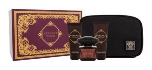 Kinkekomplekt naistele Versace Crystal Noir: parfüüm EDP, 90 ml + kehakreem, 100 ml + dušigeel, 100 ml + kosmeetikakott цена и информация | Женские духи | hansapost.ee
